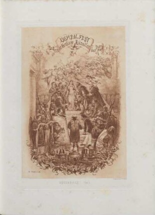 Winterfest 1863. Damen-Fest des Vereins Berliner Künstler
