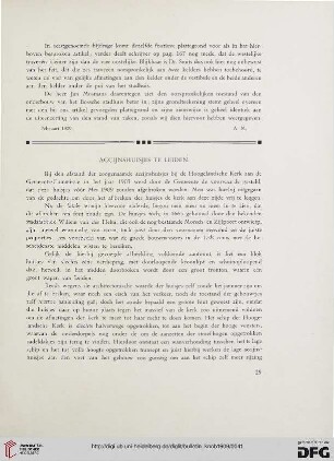 2.Ser. 2.1909: Accijnshuisjes te Leiden
