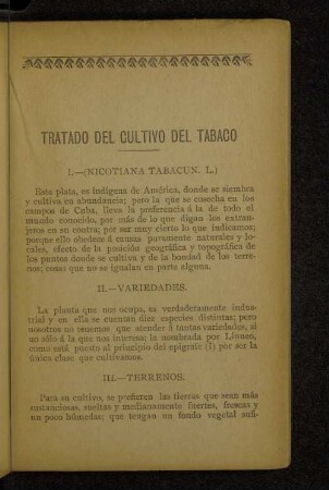 Tratado del cultivo del tabaco
