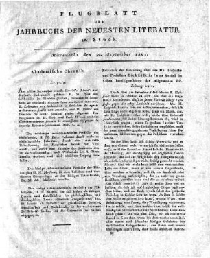 1801-09-30 : 12. Stück