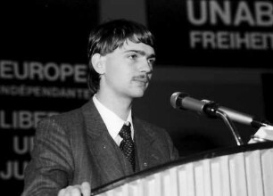 Freiburg: Stadthalle; Europatage Paneuropa-Union, Ansprache
