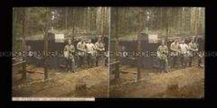 Soldaten am Sanitätsunterstand, Vogesen