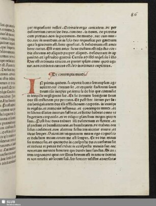 De contemptu mundi.