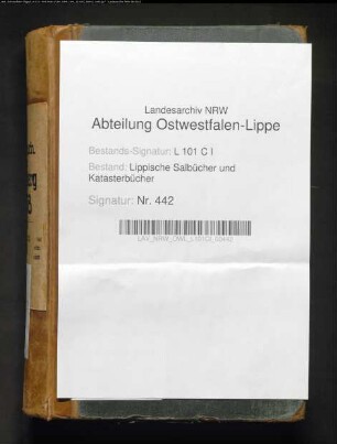 Salbuch des Amtes Sternberg von 1858, Bd. 2