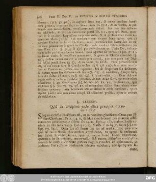 §. CLXXXIII. Quid de disciplina ecclesiastica praecipue notandum sit?