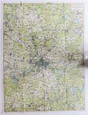 Touristische Karte von Berlin und Umgebung