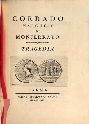 Corrado, marchese di Monferrato : Tragedia