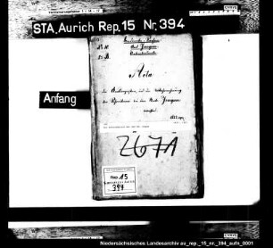 Der Schreibdienst bei dem Amt Jemgum