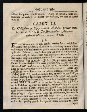 160-191, Caput III.
