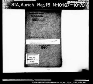 Die Genehmigung für den Dr. med. Adolph Leere in Emden zur Niederlassung als praktischer Arzt