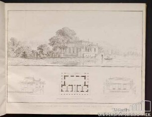 6. Perspectivische Ansicht eines Lusthauses in der Nähe von Potsdam.