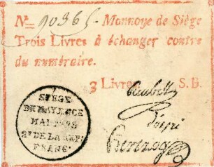 Mainz: 3 Livres 1793