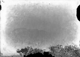 "Landschaft. Bäume im Vordergrund" (Aufnahme am Rand beschädigt)