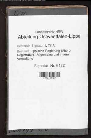 Taubstumme (Generalia), Bd. 6