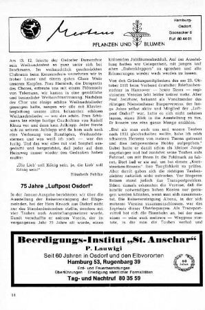 75 Jahre "Luftpost Osdorf"