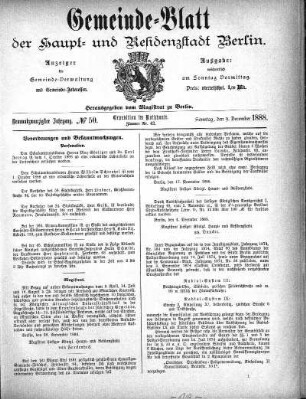 1888,50: No. 50, 9. Dezember 1888