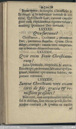 LXXXXIII. Quis enim Finis Christianorum?