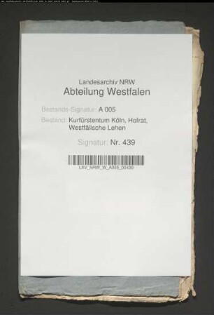Revers des Henning Christian von Schade über seine Belehnung - auch zu Mitbehuf seines Bruders Friedrich - mit den Burglehen zu Bilstein und Eversberg, den dazu gehörigen Eigenleuten und dem Gut Bruchhausen (Gemeinde Kirchveischede)