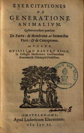 Exercitationes de generatione animalium