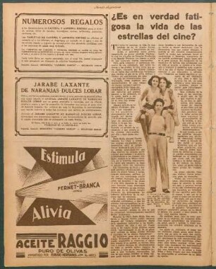 ¿Es en verdad fatigosa la vida de las estrellas del cine?
