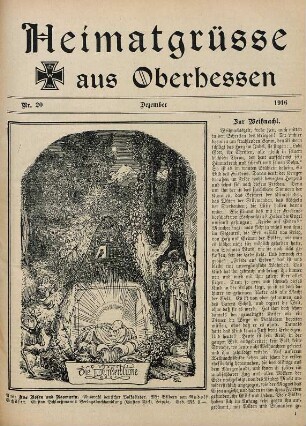 20.1916: Heimatgrüße aus Oberhessen