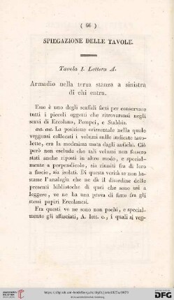 Spiegazione delle tavole