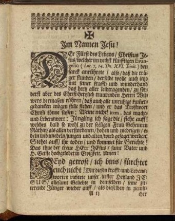 [Letzte Ehrenpredigt.]