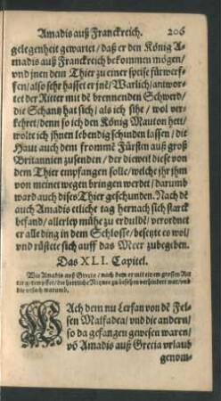 Das XLI. Capitel.