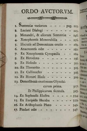 Ordo Auctorum.
