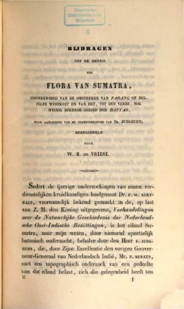 Nederlands kruidkundig archief : verslagen en mededeelingen der Nederlandsche Botanische Vereeniging. 1. 1846