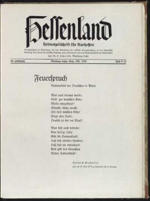 Heft 9/10, Sept./Okt. 1939