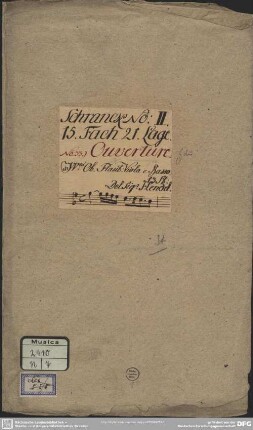 Publio Cornelio Scipione. Excerpts - Mus.2410-N-7 : strings, bc, woodwinds; HWV 20