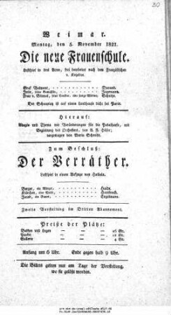Der Verräther
