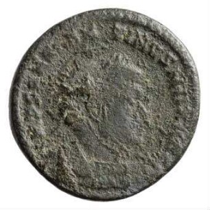 Münze, Follis, Aes 3, 318 - 319 n. Chr.