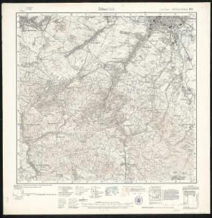 Meßtischblatt 107 : Zittau (Süd), 1933 : Zittau (Süd). - Umdr.-Ausg., aufgen. 1928. - 1:25000. - Leipzig, 1933. - 1 Kt.