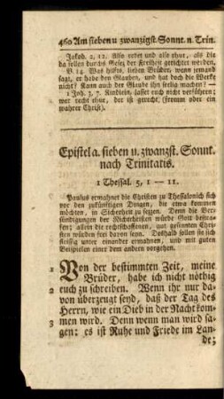 Epistel a. sieben u. zwanzst. Sonnt. nach Trinitatis