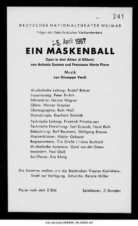 Ein Maskenball