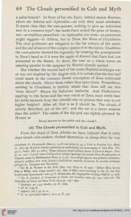 68-103 (d) The clouds personified in cult und myth