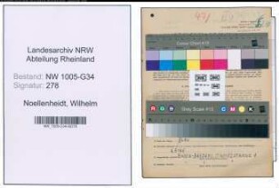 Entnazifizierung Wilhelm Noellenheidt , geb. 28.06.1896 (Arzt)