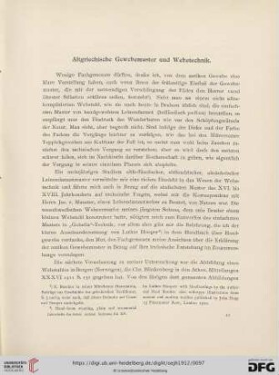 Altgriechische Gewebemuster und Webetechnik
