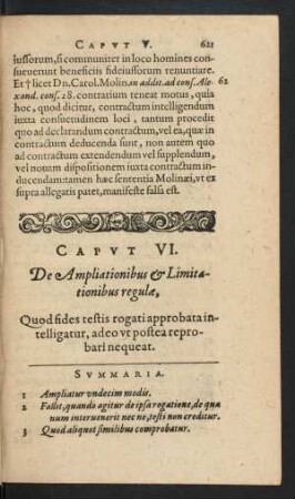 Capvt VI.