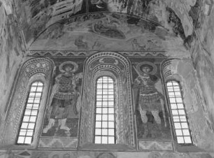 Zwei Kriegerheilige: Georg (?) und Demetrius (?)