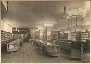 Geschäftsräume F.V. Grünfeld am Kurfürstendamm, Berlin-Charlottenburg Umbau: Innenansicht Verkaufsraum