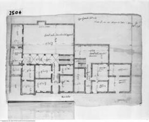 Bologna, Collegio dei Dottori, Grundriss des Erdgeschosses