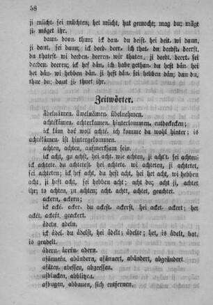 Zeitwörter