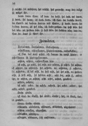 Zeitwörter