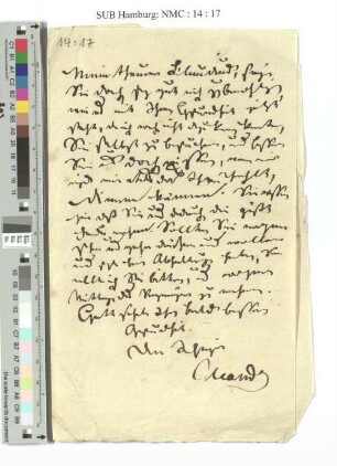 Brief an Franz Claudius