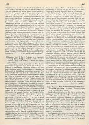300-301 [Rezension] Kolbe, Johannes, Mein Konfirmandenunterricht