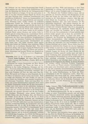 300-301 [Rezension] Kolbe, Johannes, Mein Konfirmandenunterricht