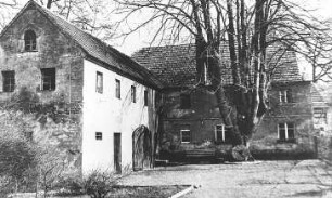 Schwepnitz-Cosel. Bollbuck Mühle, Ansicht, März 1984, Repro (Bildersammlung Hubertus Boden, Klipphausen)